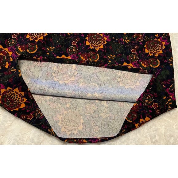 Women's LuLaRoe Floral Straight & Pencil Midi Skirt Polyester Blend Size Large - Picture 6 of 12